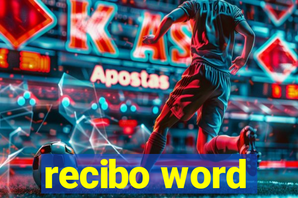 recibo word